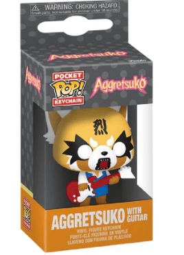Funko Pocket Pop! Keychain Aggretsuko With Guitar Figure